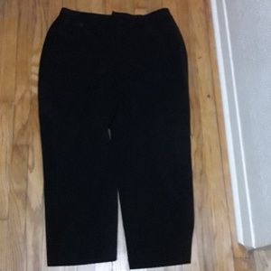 Womans 16s black pants dress barn
